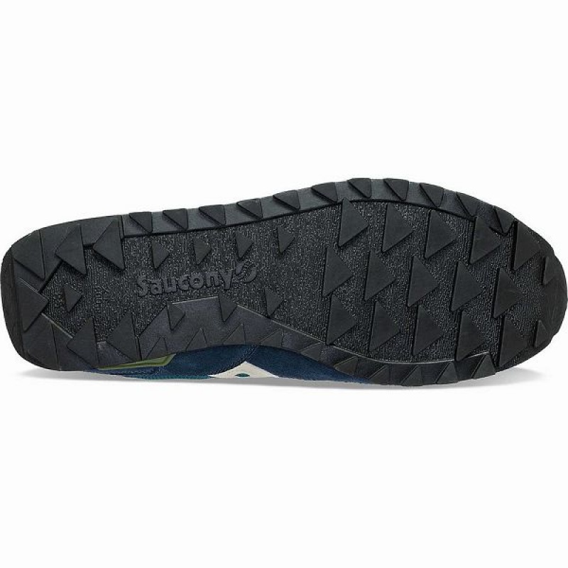 Men's Saucony Shadow Original Sneakers Navy / Green | HCKQZAX-81