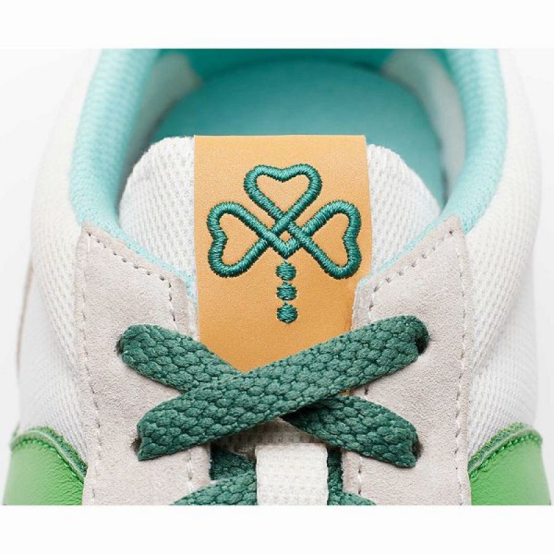 Men's Saucony Shamrock Jazz 81 Sneakers White / Green | CLJBQOV-87