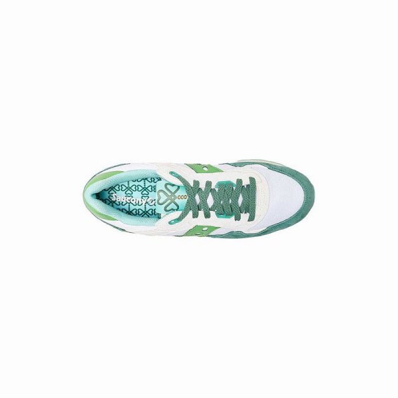 Men's Saucony Shamrock Shadow 5000 Sneakers White / Green | COURTEJ-56