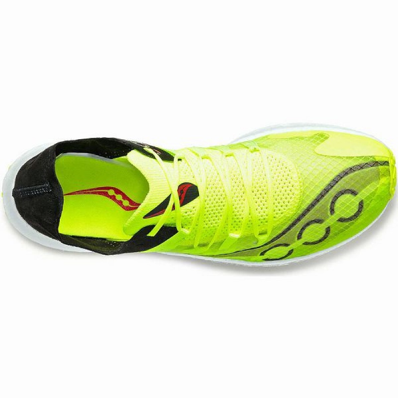 Men's Saucony Sinister Running Shoes Yellow / Black | THNUOIY-96