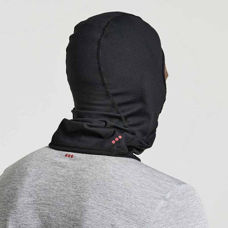 Men's Saucony Solstice Balaclava Headband Black | WCQJVKS-30