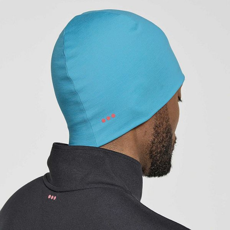 Men's Saucony Solstice Beanie Turquoise | SQXYNEI-57