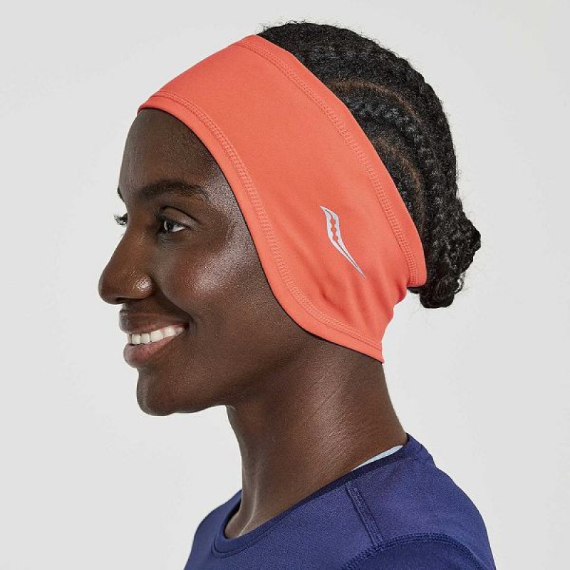 Men\'s Saucony Solstice Headband Red | TQPMFOV-45