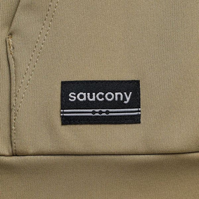 Men's Saucony Solstice Oysterpuff Hoody Jackets Coffee | RHZMNYO-67