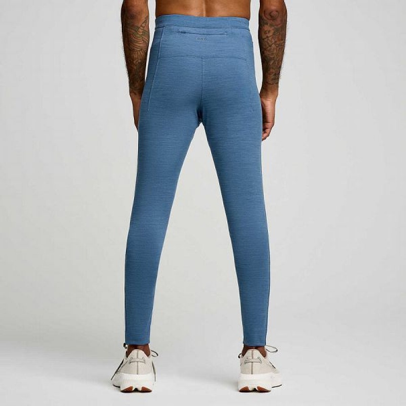 Men's Saucony Solstice Tight Blue | ZUPBJRK-27