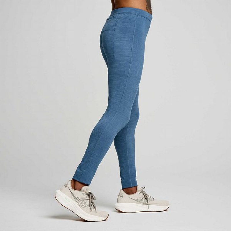 Men's Saucony Solstice Tight Blue | ZUPBJRK-27