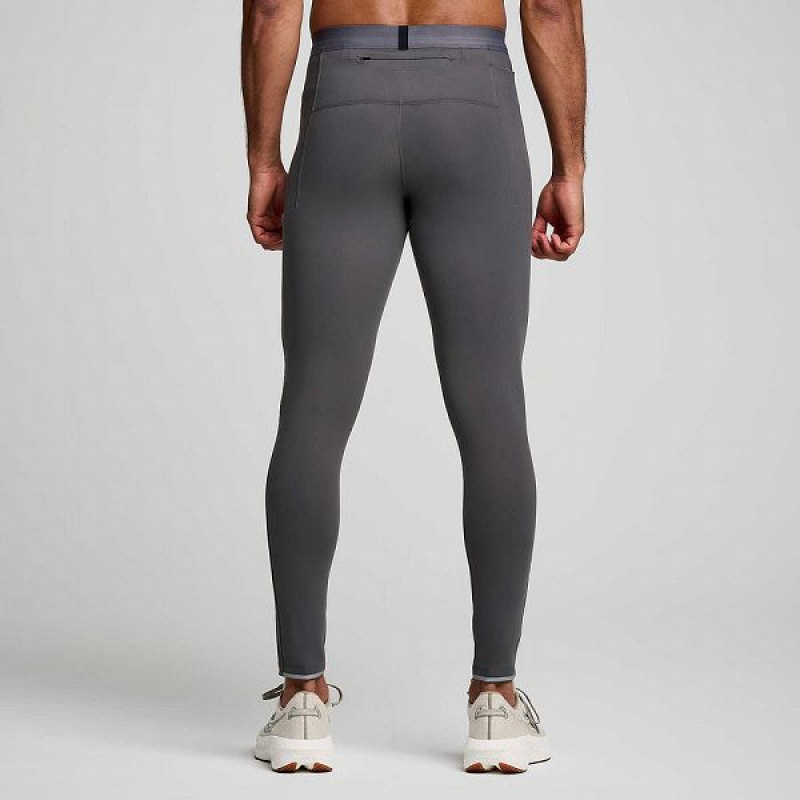 Men's Saucony Solstice Tight Grey | QEOZVSW-73