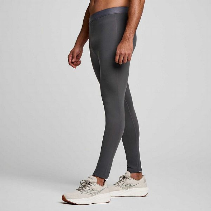 Men's Saucony Solstice Tight Grey | QEOZVSW-73