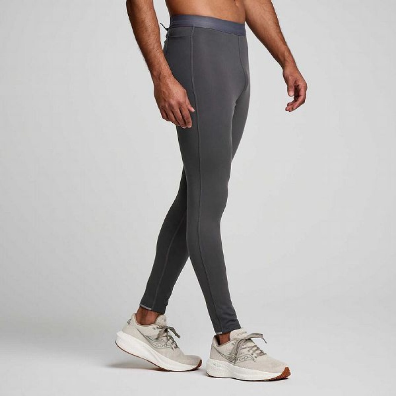 Men's Saucony Solstice Tight Grey | QEOZVSW-73