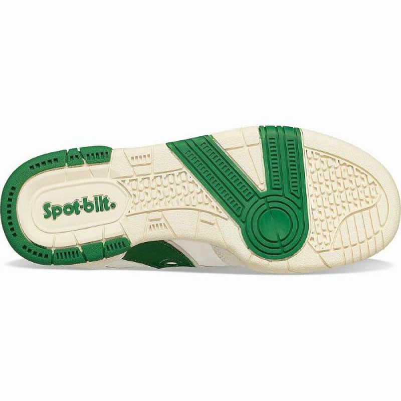 Men's Saucony Spot-Bilt™ Sonic Low Premium Sneakers Beige / Green | RMHIFBP-63