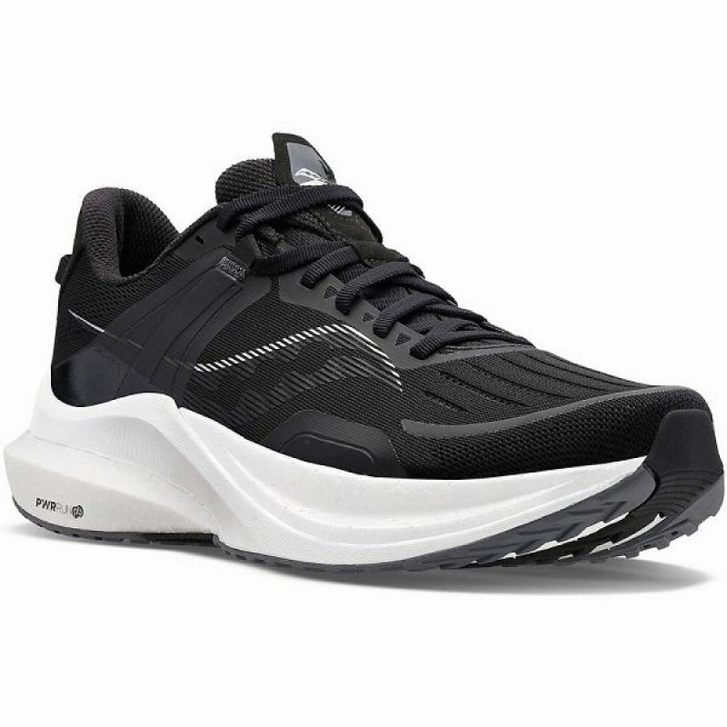 Men's Saucony Tempus Running Shoes Black | XEOASLC-06