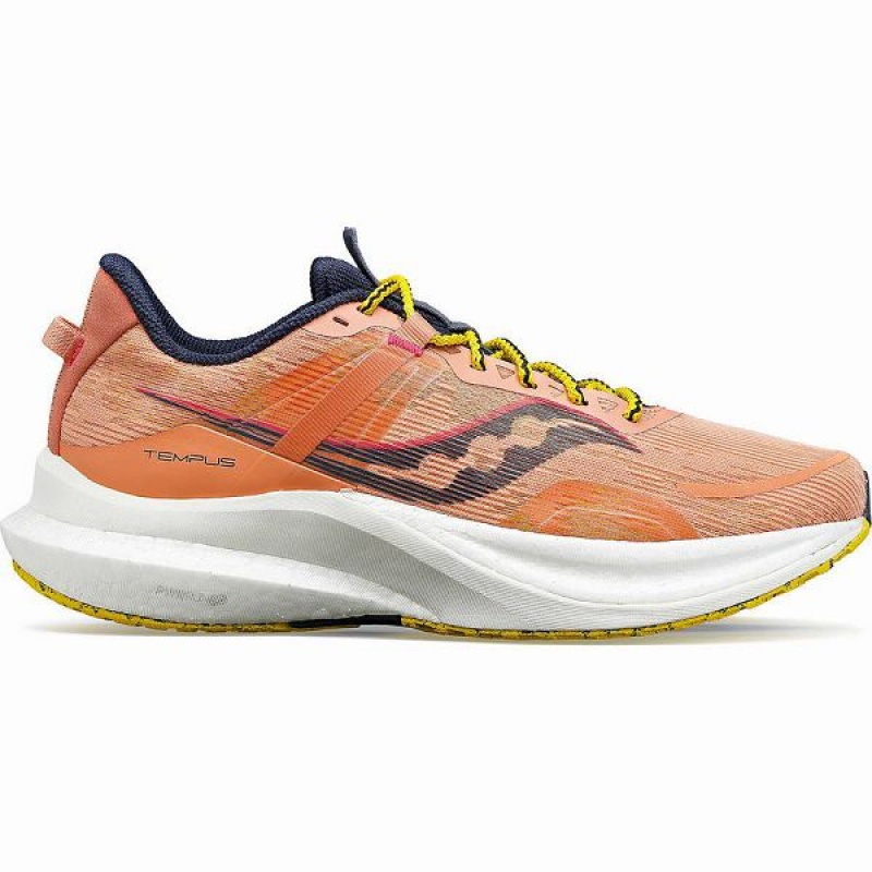 Men\'s Saucony Tempus Running Shoes Orange | LNPQEDS-47