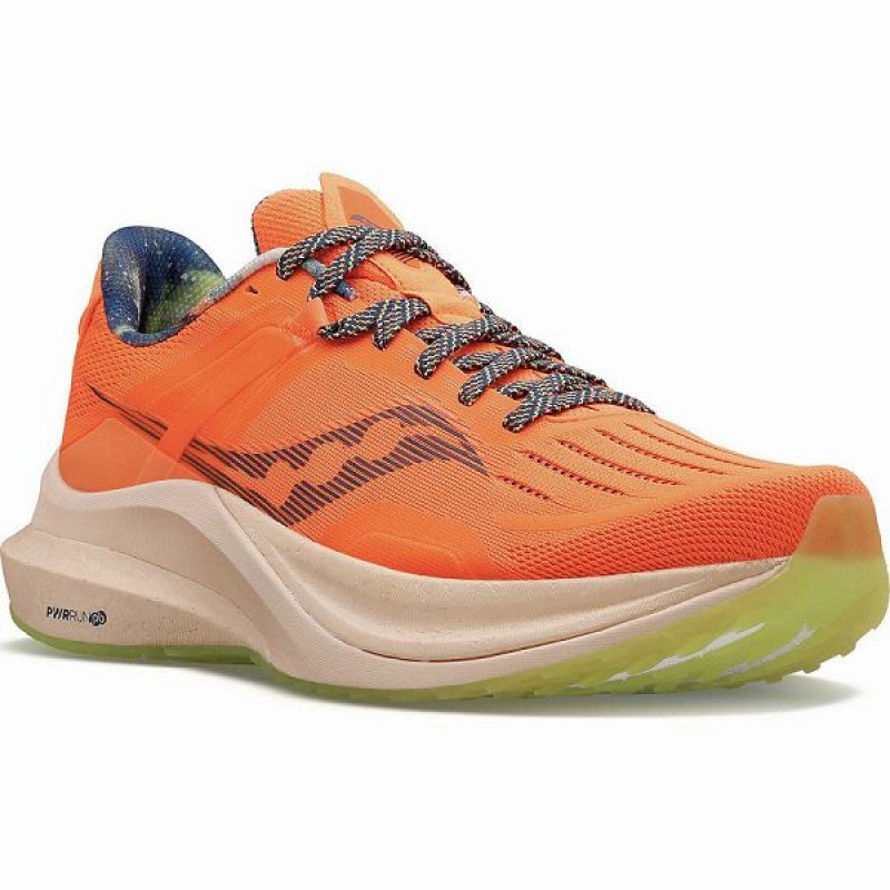 Men's Saucony Tempus Running Shoes Orange | NYQSMWA-60