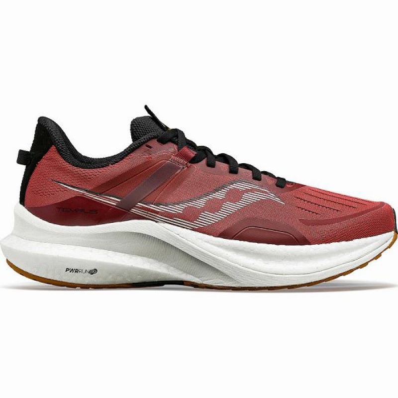 Men\'s Saucony Tempus Running Shoes Red / Black | NJCMXQR-94