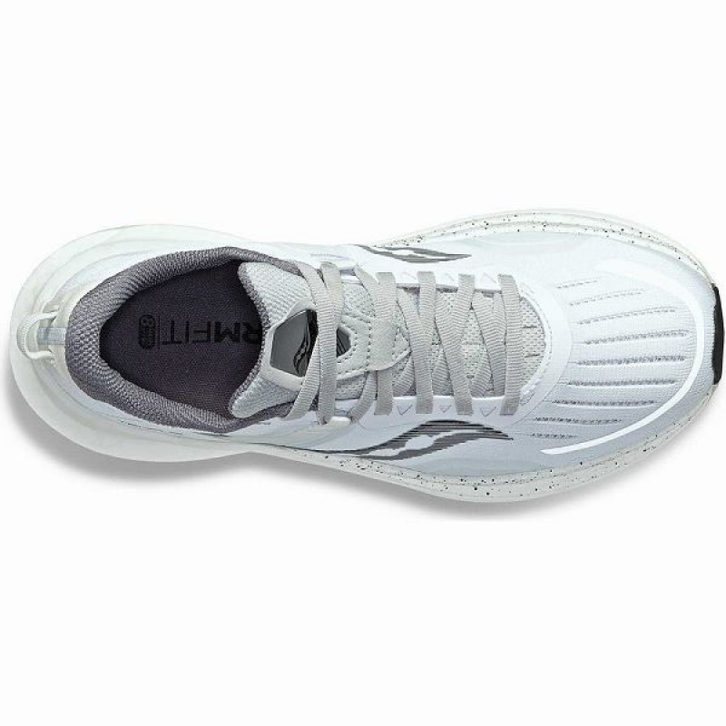 Men's Saucony Tempus Running Shoes White / Black | IKNLQBR-32