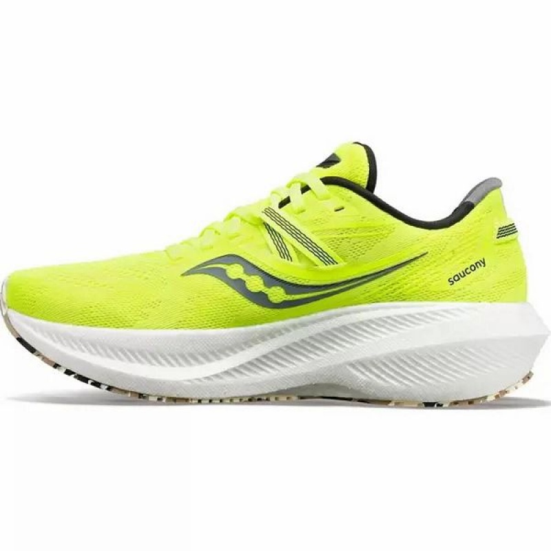 Men's Saucony Triumph 20 Running Shoes Green | HKDQZEB-70