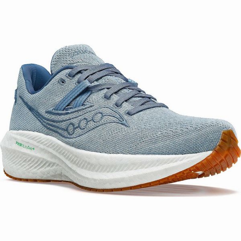 Men's Saucony Triumph RFG Running Shoes Blue | IOXRCBU-18