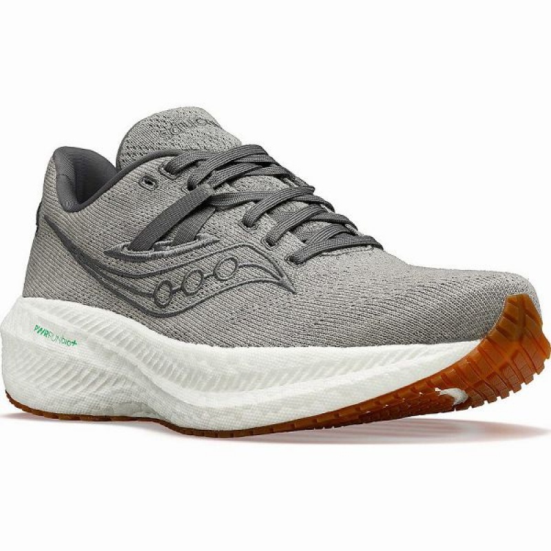 Men's Saucony Triumph RFG Running Shoes Grey | BENIPWT-27