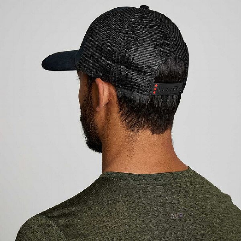 Men's Saucony Trucker Hats Black | QIPHXWM-70