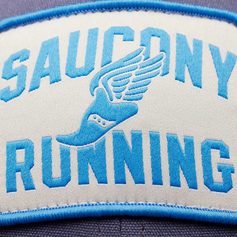 Men's Saucony Trucker Hats Blue | RKPCMHN-37