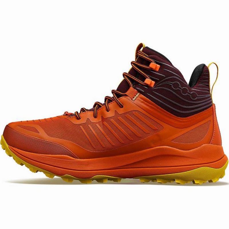 Men's Saucony Ultra Ridge GTX Running Shoes Orange | PEISBKD-26