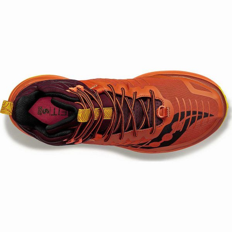 Men's Saucony Ultra Ridge GTX Running Shoes Orange | PEISBKD-26