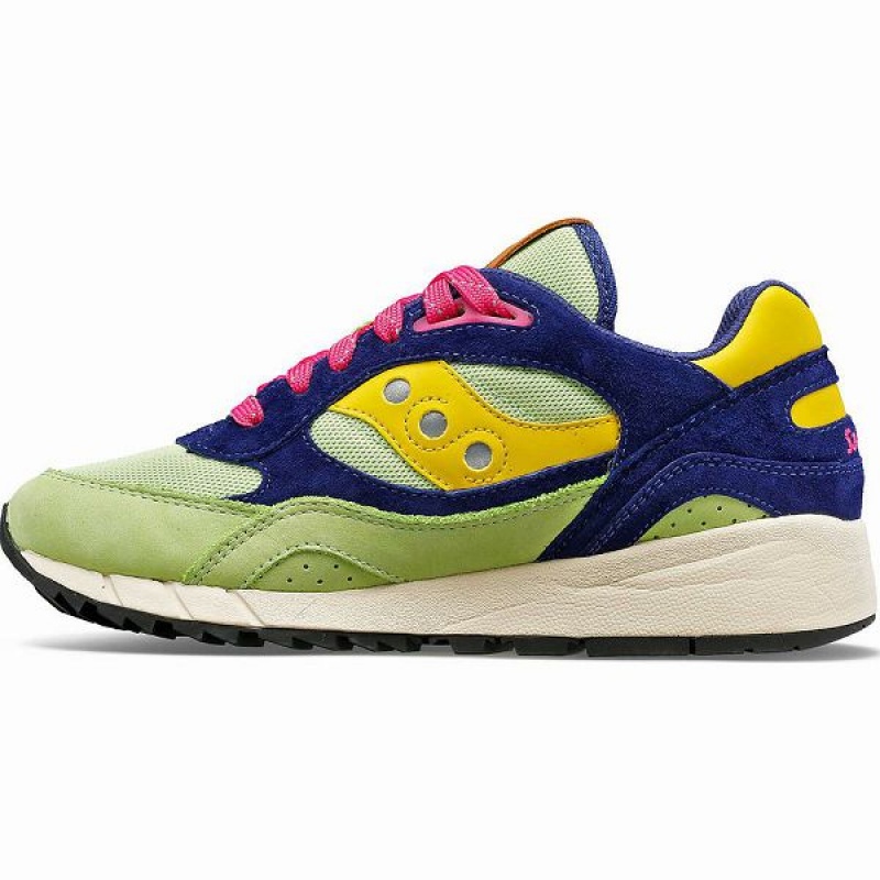 Men's Saucony VEGVISIR Shadow 6000 Sneakers Mint / Purple | UFWBSCP-05