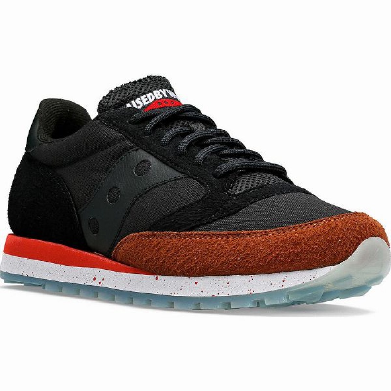 Men's Saucony X Raised by Wolves Jazz 81 Sneakers Grey / Black | QWRJYDT-57