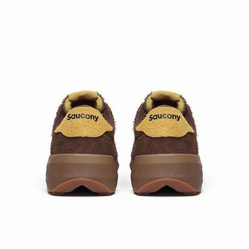 Men's Saucony X Universal Works Jazz NXT Sneakers Brown | TJUMRNX-34