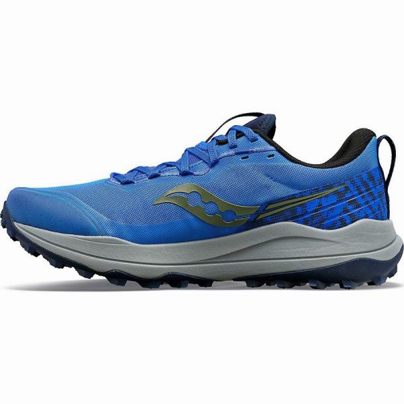 Men's Saucony Xodus Ultra 2 Running Shoes Blue / Navy | GAIQKSY-25