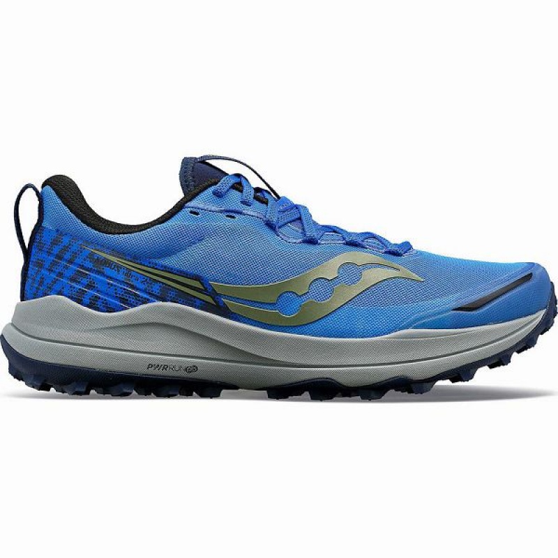 Men\'s Saucony Xodus Ultra 2 Running Shoes Blue / Navy | GAIQKSY-25