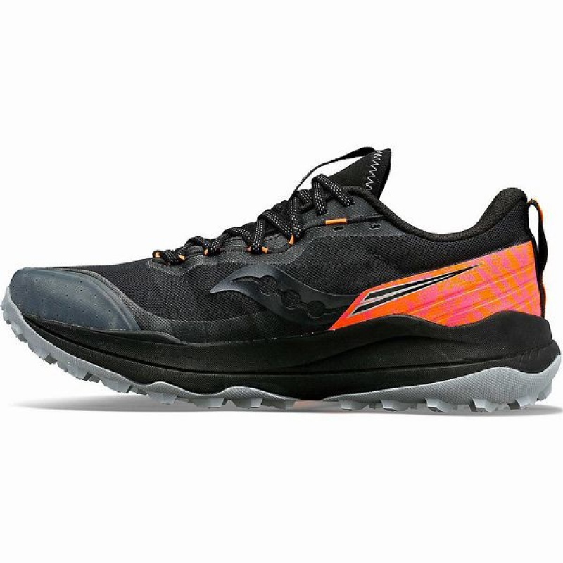 Men's Saucony Xodus Ultra 2 Running Shoes Black | AEHTUVM-17