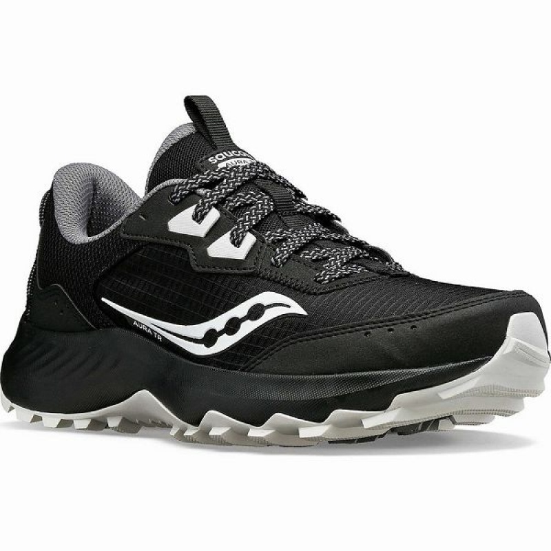 Women's Saucony Aura TR Running Shoes Black | GNUDBJL-86