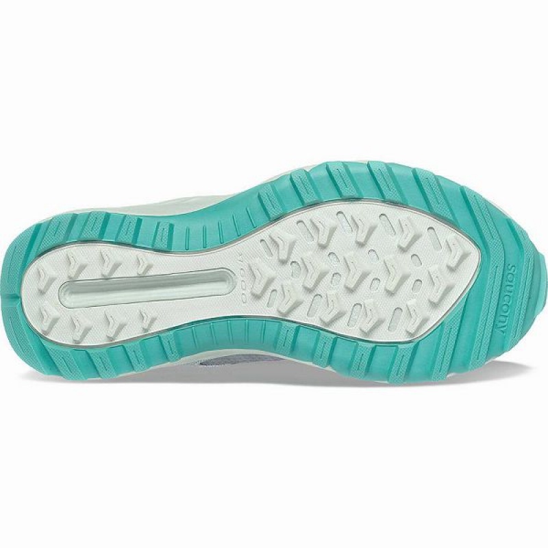 Women's Saucony Aura TR Running Shoes Grey / Turquoise | PYUEWFV-69