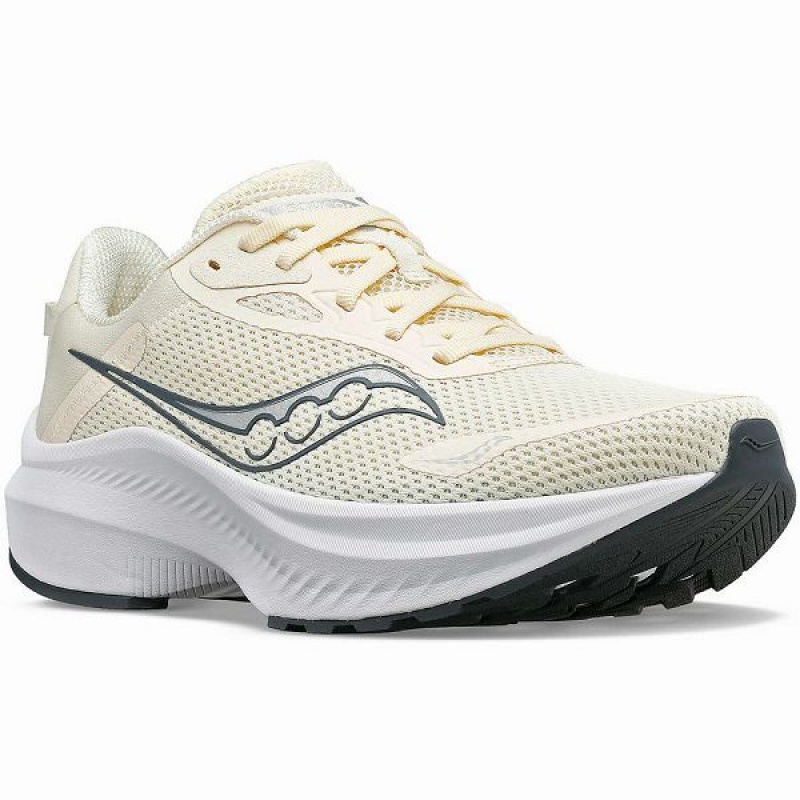 Women's Saucony Axon 3 Running Shoes Beige | QSTGKPY-25