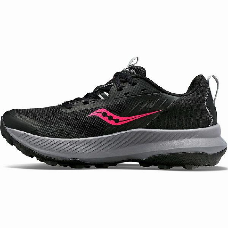 Women's Saucony Blaze TR Running Shoes Black / Pink | YRXATEK-63