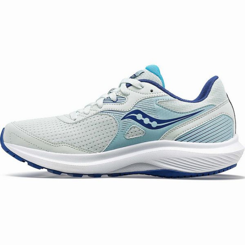 Women's Saucony Cohesion 16 Walking Shoes White / Indigo | SFBCRED-46