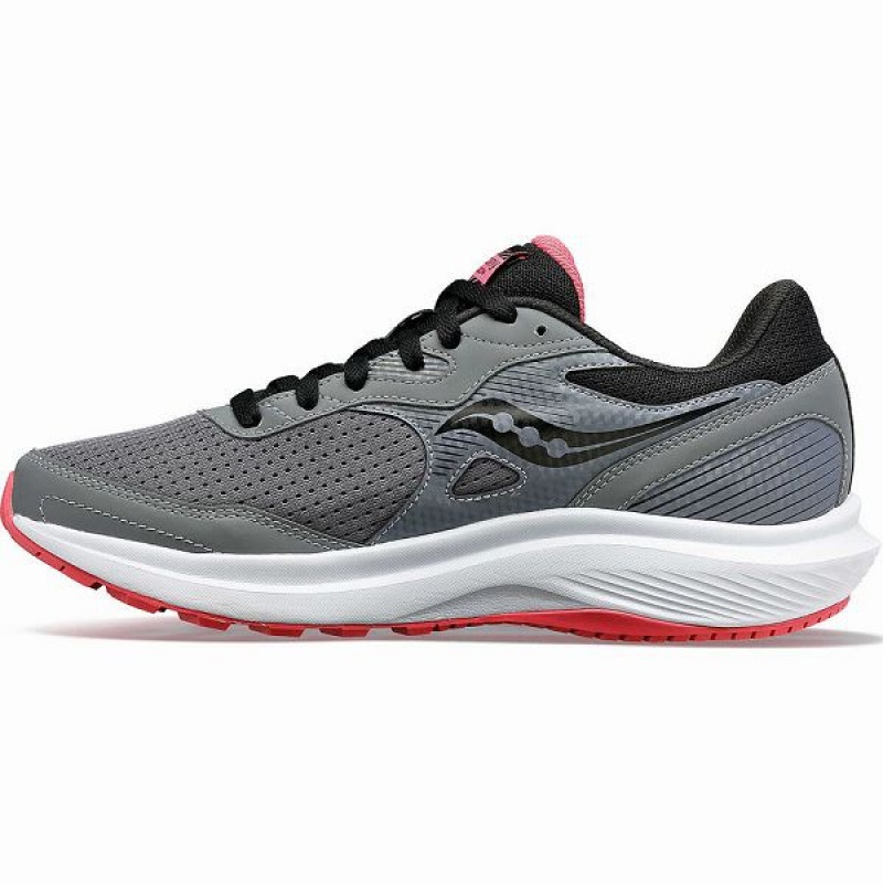 Women's Saucony Cohesion 16 Walking Shoes Grey | GBUJOIA-52