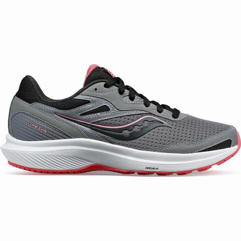 Women\'s Saucony Cohesion 16 Walking Shoes Grey | GBUJOIA-52