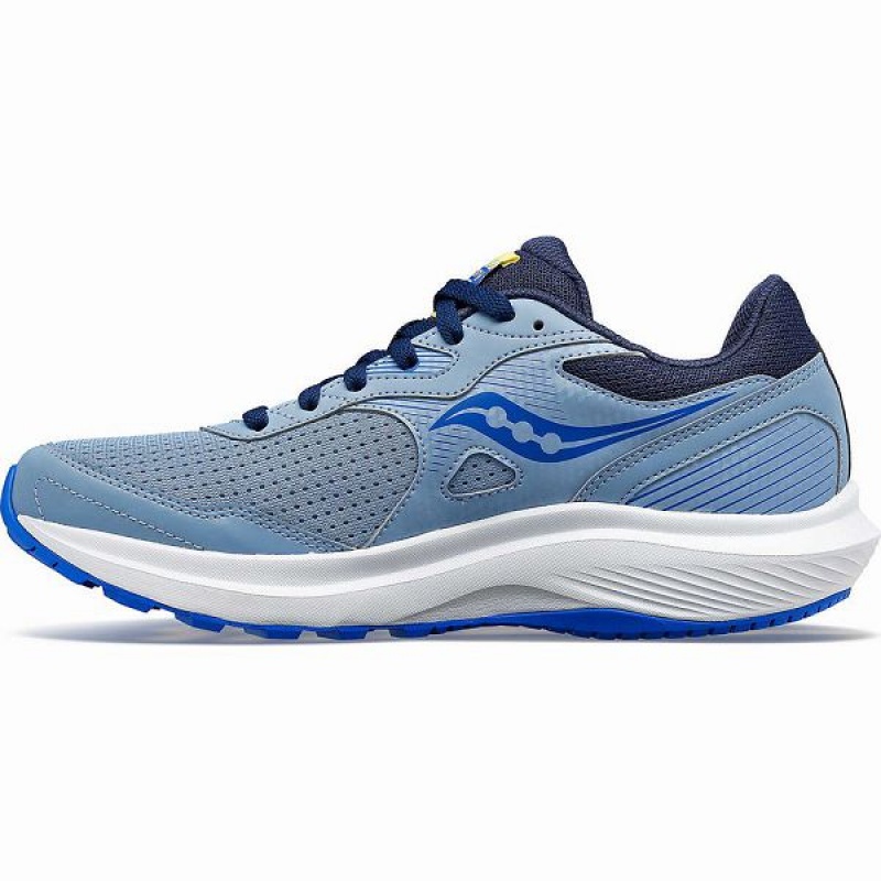 Women's Saucony Cohesion 16 Walking Shoes Blue | TUMALWY-78