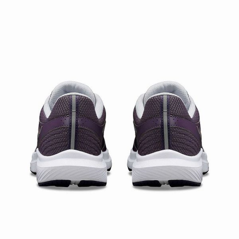 Women's Saucony Cohesion 17 Running Shoes Purple / Red | KIZFCEU-48