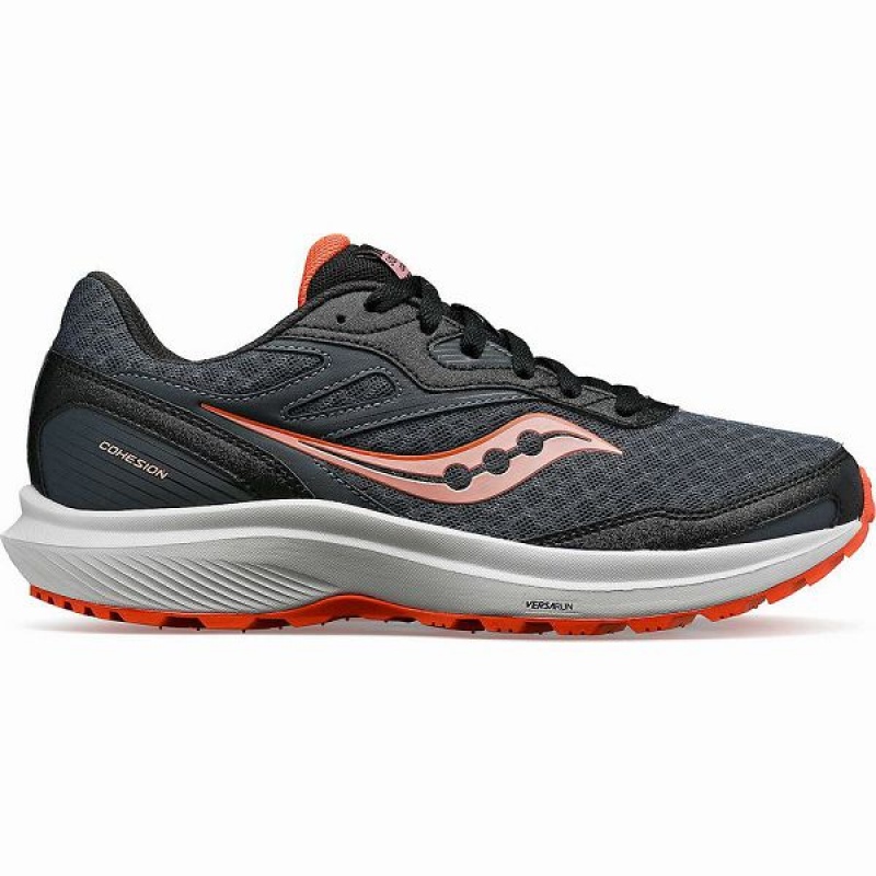 Women\'s Saucony Cohesion TR16 Trail Running Shoes Grey / Orange | JFOEAWS-69