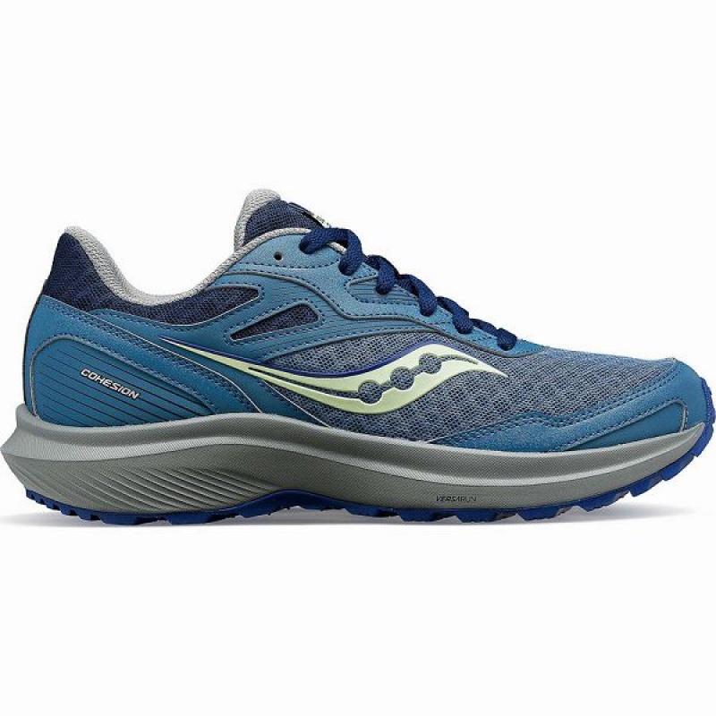 Women\'s Saucony Cohesion TR16 Trail Running Shoes Blue | CTXAIRJ-34