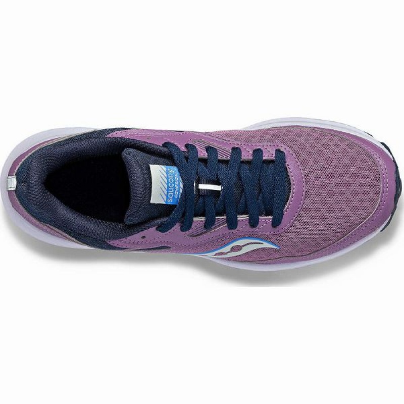 Women's Saucony Cohesion TR16 Trail Running Shoes Purple / Navy | UYGTNAX-61