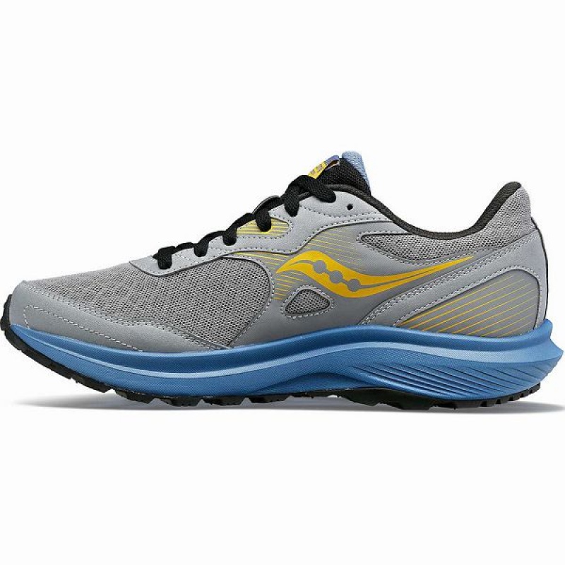 Women's Saucony Cohesion TR16 Trail Running Shoes Grey / Blue | GTHWBIV-32