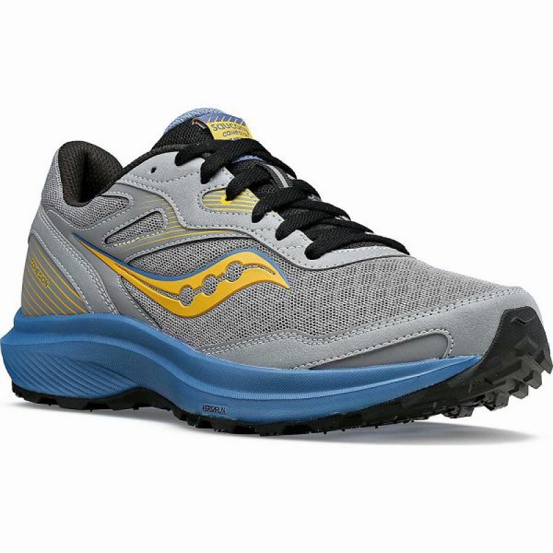 Women's Saucony Cohesion TR16 Trail Running Shoes Grey / Blue | GTHWBIV-32