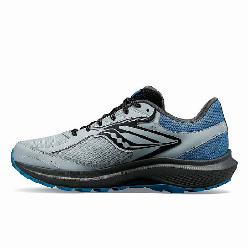 Women's Saucony Cohesion TR17 Running Shoes Grey / Blue | MPSRNUD-65