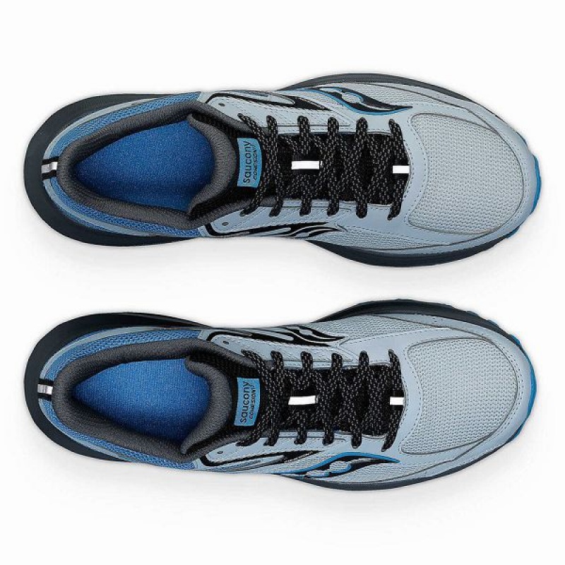 Women's Saucony Cohesion TR17 Running Shoes Grey / Blue | MPSRNUD-65