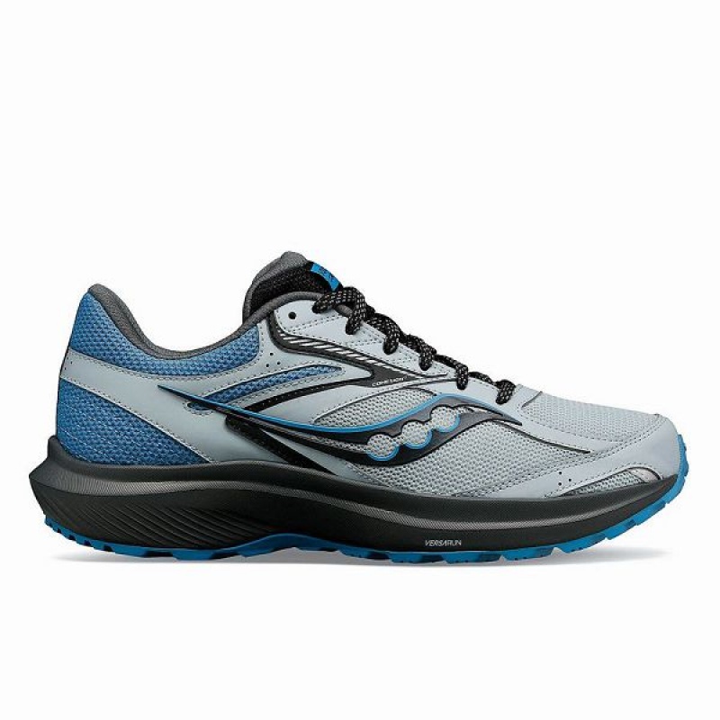 Women\'s Saucony Cohesion TR17 Running Shoes Grey / Blue | MPSRNUD-65