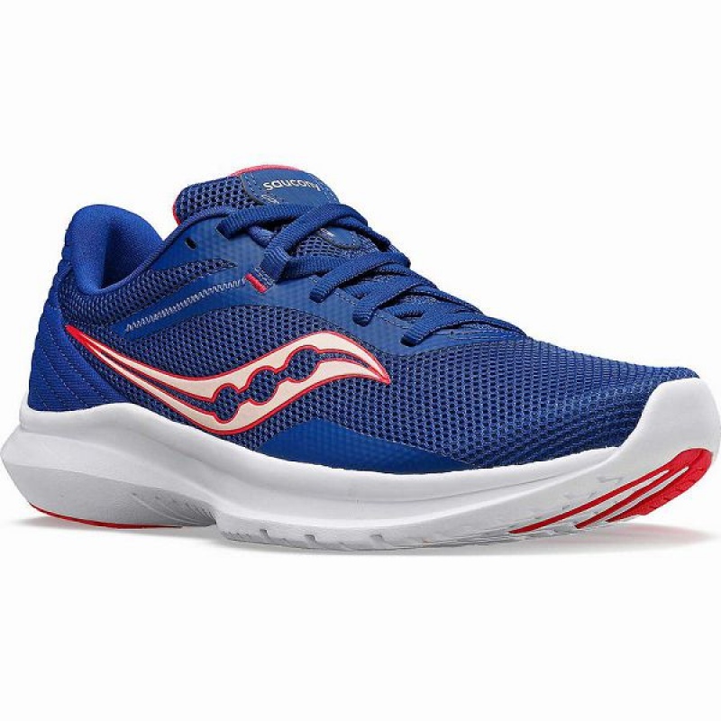 Women's Saucony Convergence Walking Shoes Indigo | RSCOXDB-76